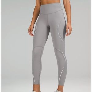 Base Pace High Rise Reflective Tight 25"